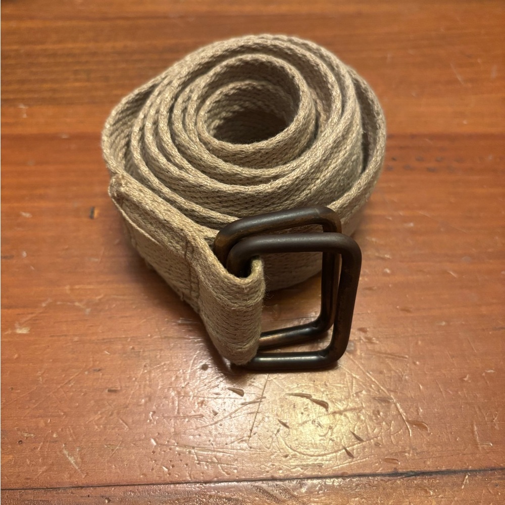 American Eagle Vintage Men's Tan Canvas Belt